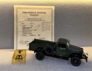 1946 DODGE POWER WAGON Pickup Truck Army Green 20