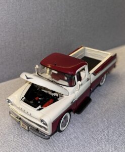 1957 DODGE SWEPTSIDE D100 Pickup Truck Red & Beige 9