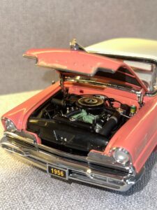 1956 Lincoln Premiere Coupe Salmon Red with Ivory Top.10(2) HEIC