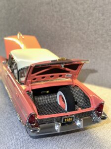 1956 Lincoln Premiere Coupe Salmon Red with Ivory Top.11 HEIC