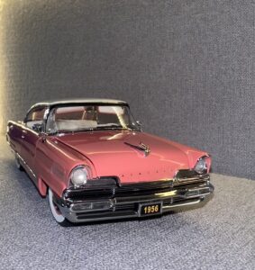 1956 Lincoln Premiere Coupe Salmon Red with Ivory Top.5 heic