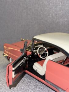 1956 Lincoln Premiere Coupe Salmon Red with Ivory Top.6 HEIC