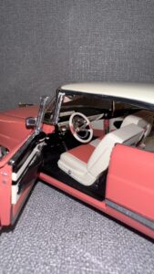 1956 Lincoln Premiere Coupe Salmon Red with Ivory Top.7 heic