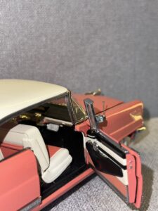 1956 Lincoln Premiere Coupe Salmon Red with Ivory Top.9 HEIC