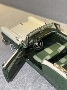 1957 Ford Fairlane 500 Skyliner Ivory & Forest Green Two-Tone.9 HEIC