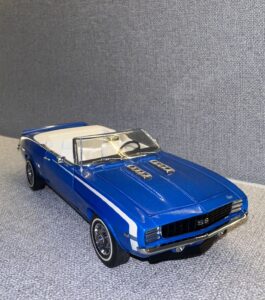 1969 Chevrolet Camaro SS Convertible Blue.3 heic