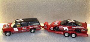 Bud Slammed Suburban and Chevrolet stock car.18 heic