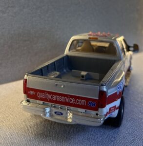 NASCAR FORD TAURUS FORD F350 CREW CAB TRAILER.3 heic